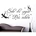 Adesivo murale italiano frase Peter Pan citazione wall sticker decorazione d'interni"solo chi sogna può volare" decalcomania in vinile rimovibile 50 * 100 cm