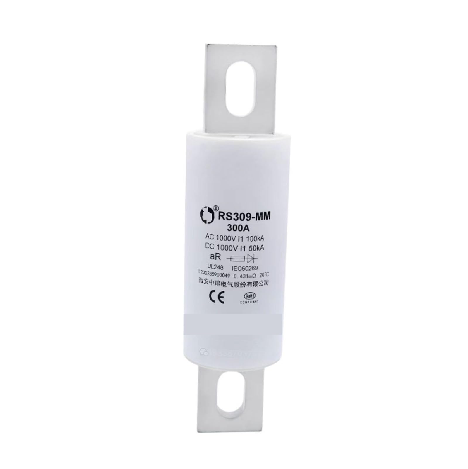 NACODLUL RS309-MM 15A 35A 50A60A80A100A125A-150A-200A 250A 275A 300A 350A 400A 450A 500A 600A 700A 800A 1000VDC/VAC Fuse