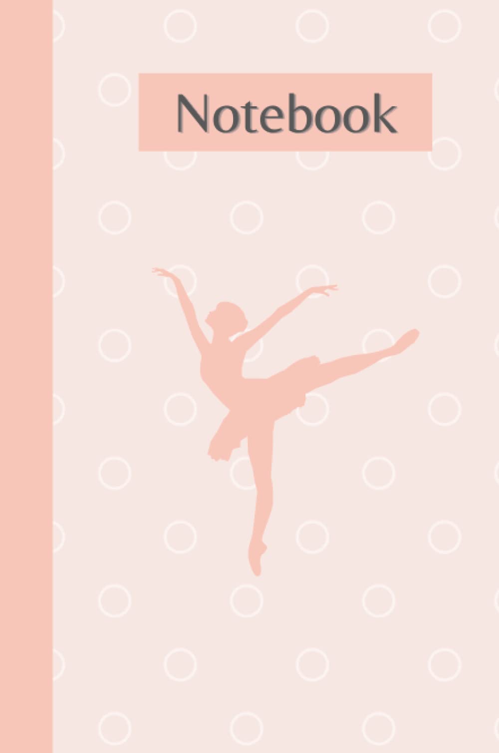 Ballerina Notebook: Pink Notebook with 200 Lined Pages, A5 Size