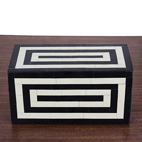 Handicrafts Home Concentrics Style Jewelry Gift Boxes - Jewelry Organizer And Storage Box For Women Girls Bedroom Office, Closet 10X5X5 Inch, Concentric #TOP3