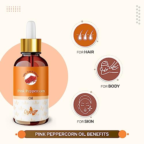 Image of Crysalis Pink Peppercorn Oil 15 ml (0.51 fl oz) - Bright Fruity-Spicy Aromatic Oil for Natural Perfumery, Diffusion Blends & DIY Fragrance