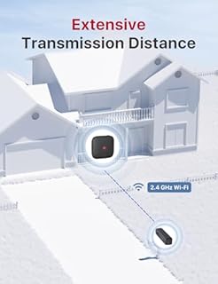 X-Sense Smart Mailbox Alarm, Wireless Long Range Mailbox Alert, Mailbox Sensor with SBS50 Base Station for Delivered Mail, SMA11