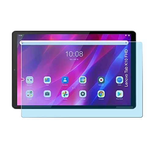 Image of LF Screen Guard Compatible With Lenovo Tab K10 FHD -(TB-X6C6F, TB-X6C6X) (NOT A TEMPERED GLASS-Unbreakable) [Bubble Free], [Anti-Scratch] - Anti Blue