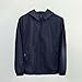 Lmdudan Mens Rain Jacket Raincoat Windbreaker Running Waterproof Lightweight Packable with Hood Travel Hiking Cycling Navy