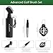 Joooones Golf Ball Marking Kit Golf Brush and Marking Tool for Golf Practice Multifunctional Golf Marker 4 Patterns Available Clearer Marking Compact Size Solid Clip Suitable for New Golfer