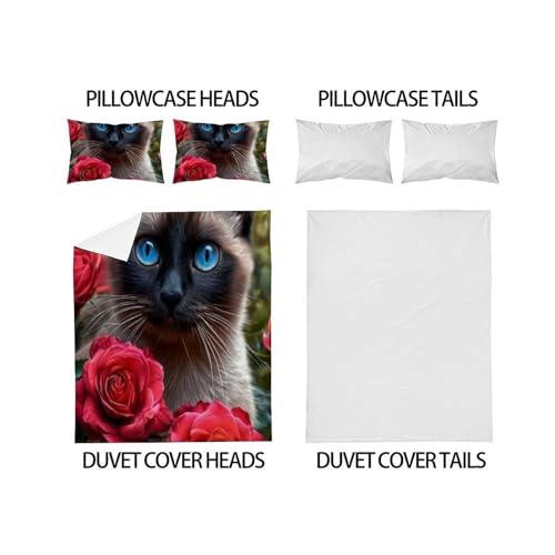 Housse de Couette Super King Confortable motif Animaux Sauvages - 4