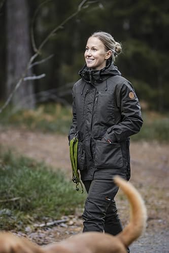 Pinewood Damen Dog Sports Trainer Extreme Jacke - Hundesport- und Outdoorjacke Damen - wind- und wasserdicht mit vielen Taschen und praktischen Details, ideal für Hundetraining