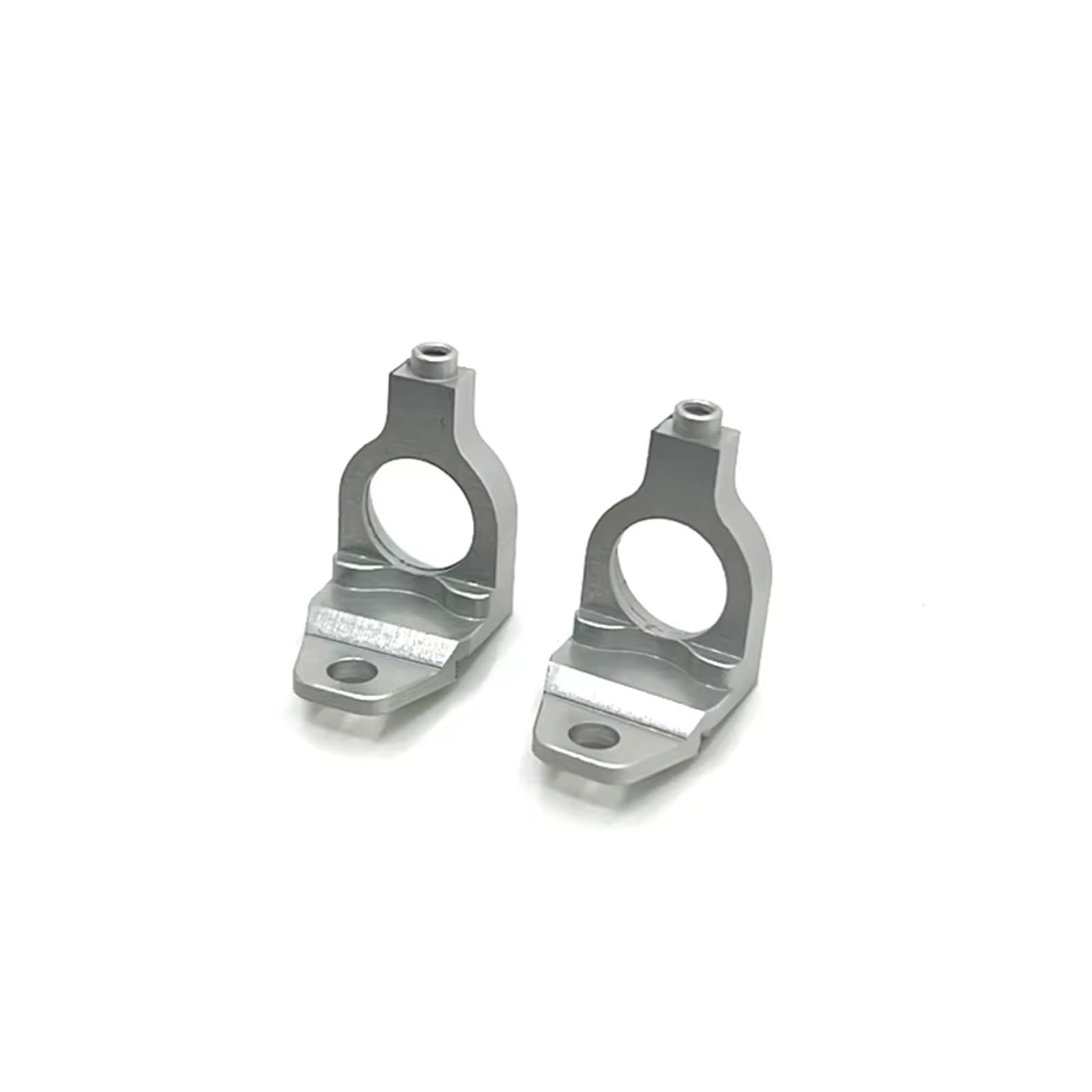 RC Upgrade Accessories for MINI-Q for Racing for Drift for 1/28 RC Car Parts Metal Upgrade Modified Rear Gearbox Mount(Silver)