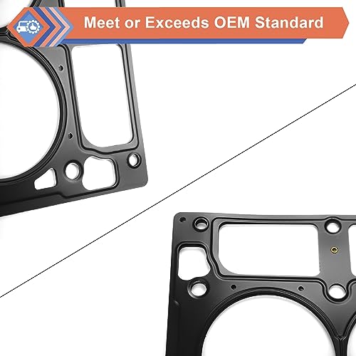 Image of Head Gasket Compatible with Chevy Cadillac GMC Vehicle 2004-2020 Avalanche Camaro Express Silverado Suburban, 2004-2014 Escalade ESV EXT, 2003-2020 Savana Sierra Yukon XL 1500 2500, Replace#26192PT