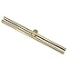 19cm / 7.5 inch Straight Channel Wallet Frame - Round Opening - Antique Brass