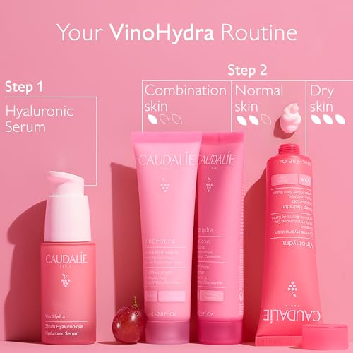 Caudalie VinoHydra Gelée Hydratante Acide Hyaluronique, 60ml