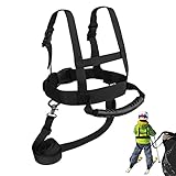 Kinderleine Fahrrad Abschleppseil Kinder Skigurttrainer: Kind Leine Trainingsgurt Skating Zugseil Kindergurt, Gurt Training Snowboard-Schutzausrüstung - ski Geschirr kinder Anfänger Seil Pferdeleine