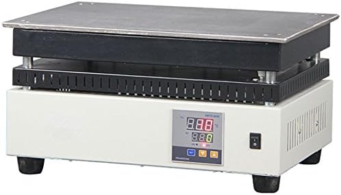 Electric Thermostatic Heating Plate Stainless Steel Digital thermostat Heating Plate Preheat Plate Platform 45 x 35 CM