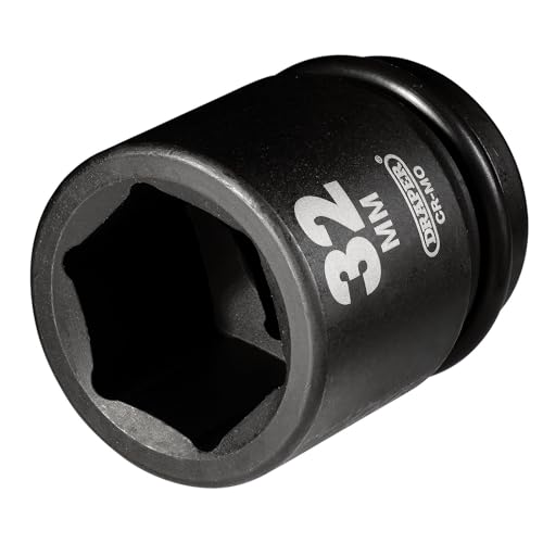Draper 28743 Expert Hi-Torq 6 Point Impact Socket, 3/4" Square Drive, 32mm , Blue