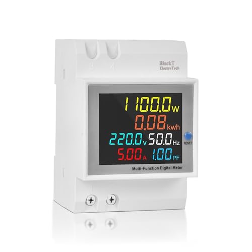 Image of Blackt Electrotech BT710FM Multifunctional Digital Energy Meter - 6-in-1 AC Voltage, Current, Power & Energy Monitor with Built-In CT, 40-300V, 100A (Regular)