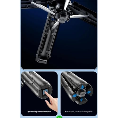 Soporte magnético plegable multifunción para teléfono con trípode giratorio Jnchdghwa 3