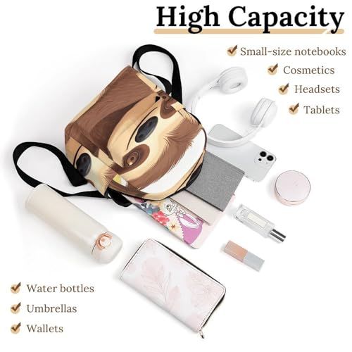 Mochila de perezoso impermeable tela Oxford bolsa cómoda para laptop 3