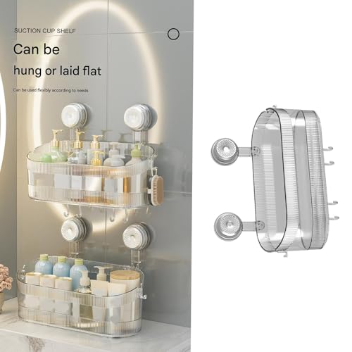 Ventouse forte adhérence avec crochet pour support rangement de douche