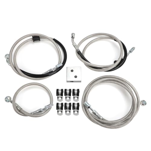 motoparty Front Brake Hose Line - for Can-Am Outlander 450