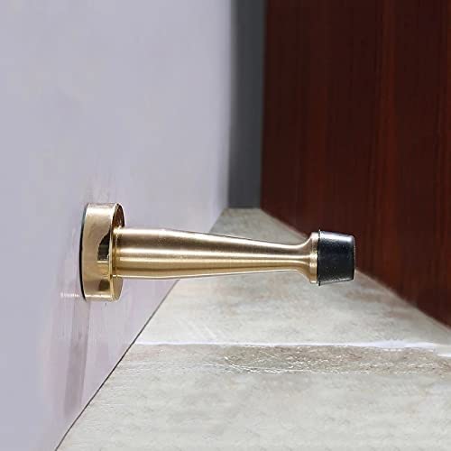 Türstopper, Robuster Türstopper aus Messing zur Boden- und Wandmontage, geeignet for Badezimmertüren(120mm)