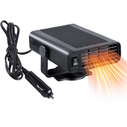 Indrnif Arbeitsscheinwerf Auto-Heizung 12V Tragbar Anti-Beschlag...