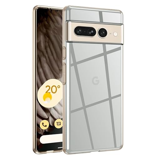 for Google Pixel 7 Pro Case Clear Case Military Grade Drop Protection Anti Yellowing Cell Phone Cover Shockproof Protective Transparent Case
