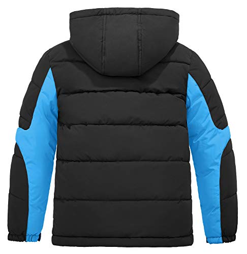 ZSHOW Boys' Hooded Puffer Jacket Waterproof Warm Winter Coat Soft Fleece Lined Outerwear Jacket2