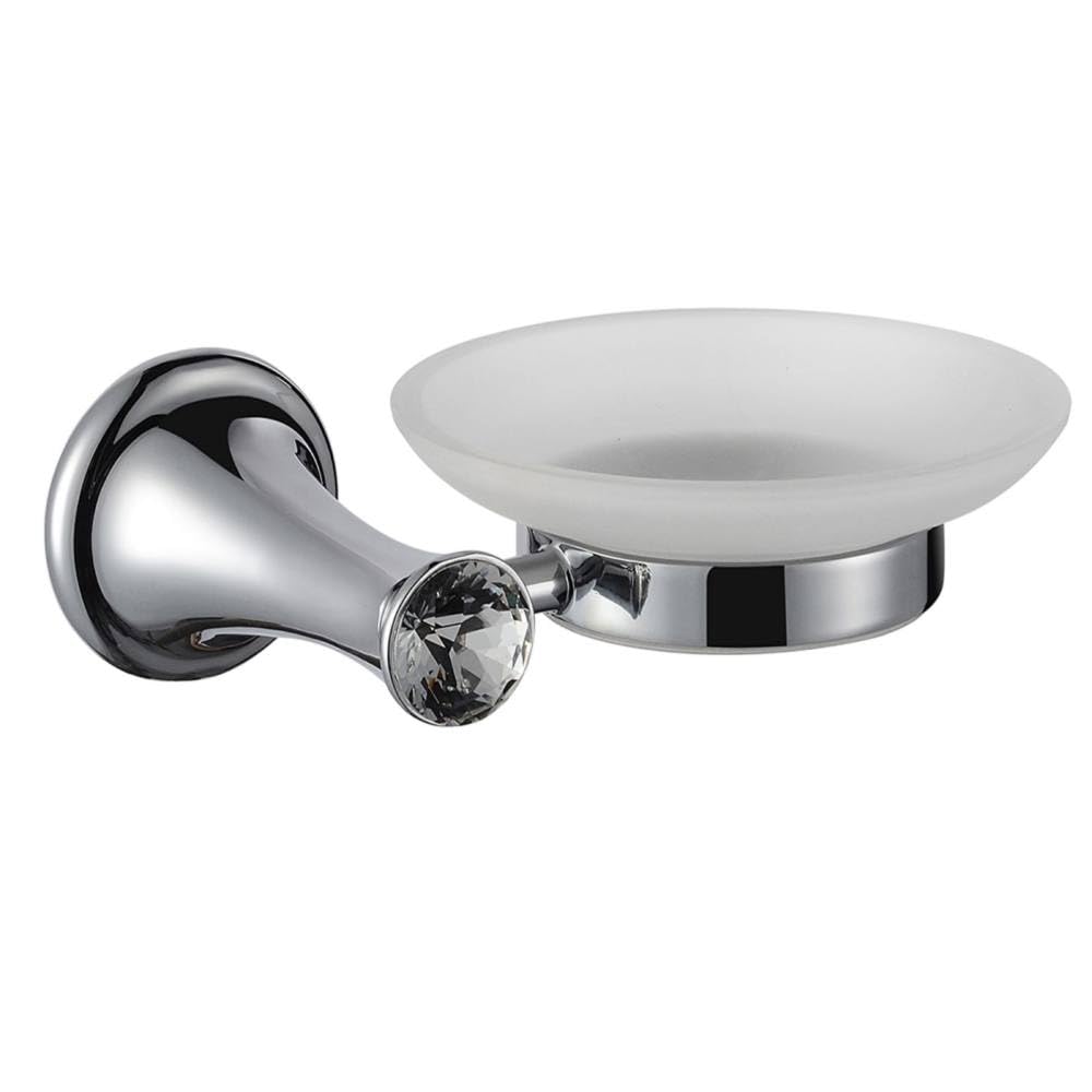 Accessoires de salle de bain en cristal pour une ambiance spa raffinée