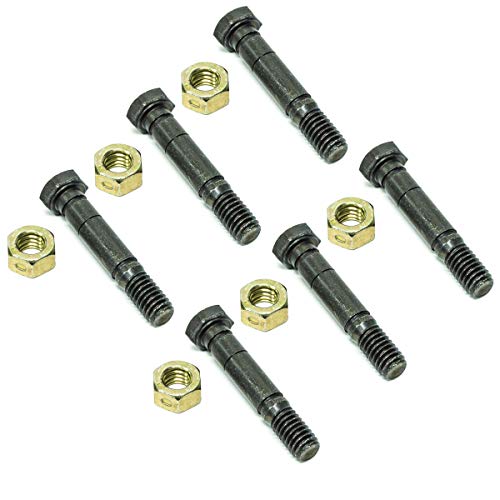 (6-Packs) Genuine OEM ?r??ns Snow Blower 52100100 521001 Shear Pin Bolt&Nuts