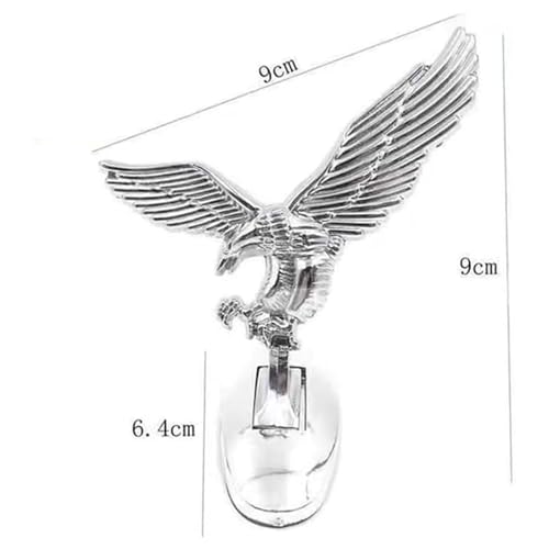 Pegatinas calcomanías coche tipo emblema Flying Eagle para disimular arañazos de capó 3