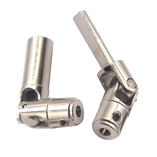 2Pcs Sharegoo Metal Rc Drive Shaft Cvd Transmission Shaft 57Mm-72Mm Compatible With Wpl Mn Modes B14 B16 B24 B36 Mn-D90 1/16 1/24 Rc Military Truck Crawler #TOP1