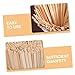 HAKIDZEL 500Pcs Heat-resistant Wood Coffee Stir Stirrers Smooth Portable Beverage Mixing Sticks for Hot Drinks and All Cup Types
