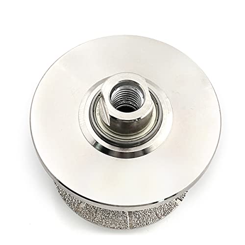 Homesom V50 Full Bullnose Diamond Hand Profiler,Vacuum Brazed Router Bit Wet Use For Hand Tool Granite Marble Grinding With Thread 5-8/11 #TOP3