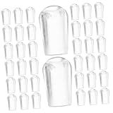 ARTSEWPLY 50 piezas Unidades Tapas Protectoras para Tornillos de Perchas Fundas de PVC y Goma Resistentes Cubre Ganchos y Extremos de Tubos de Metal Instalación Rápida y Duradera