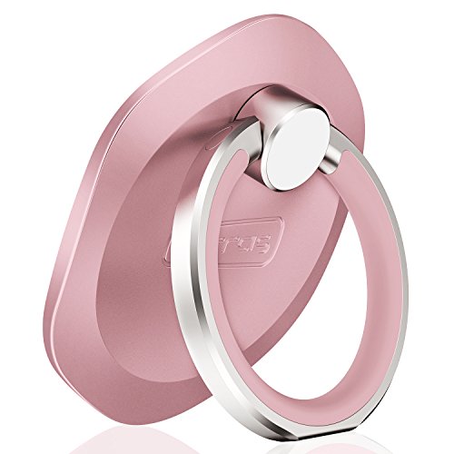 Finger Ring Stand ,TORRAS 360° Rotation Cell Phone Ring Stand Holder Grip kickstand Universal Smartphone iPhone Ring for iPhone 7 7 Plus 6s 6 Plus, Samsung Galaxy S6 S7, Note, LG - Rose Gold