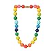 Juniorbeads by Chewbeads Christopher Jr. Necklace, 100% Safe Silicone - Multi