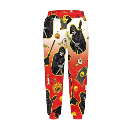 Boys Girls Fit Halloween Christmas Sweatpants with Pockets, Comfy Long Pants Soft for Daily Life3