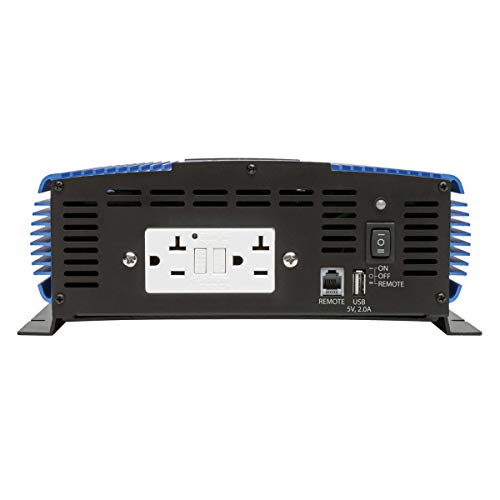Tripp Lite 2000W Power Inverter, Medium-Duty Power Inverter With 2 Ac 1 Usb Outlets, 2.0A Battery Cables (Pinv2000) #TOP2