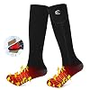CRRXIN Heated Socks for Men Women Heated Electric Socks Rechargeable Battery 7.4V Foot Warmer Ski Socks for Outdoor Winter Sports