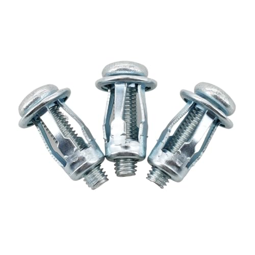 M4 M5 M6 M8 Expansion Clamp Petal Rivet Lock Jack Nut Bolt Hollow Wall Iron Rivet Fixed License Plate for Car Screw (Size : M6x20 (5set))
