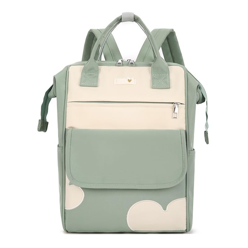 Image of Winnies Diaper Bag Backpack for Moms Multi-Functional Maternity Nappy Bags with Insulated Bottle Holders, Wide-Open Main Compartment & Multiple Pockets
