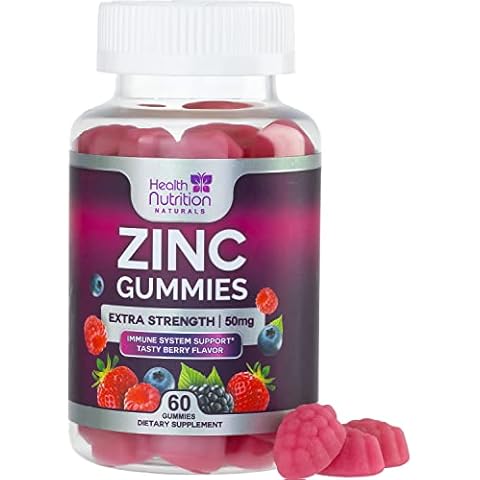 Health Nutrition Naturals Zinc Vitamin Gummies Cover