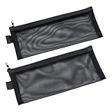 歯ブラシケース （2個入り）【歯科衛生士監修】蒸れにくい両面メッシュタイプｘ丸洗い可能 (ブラック)