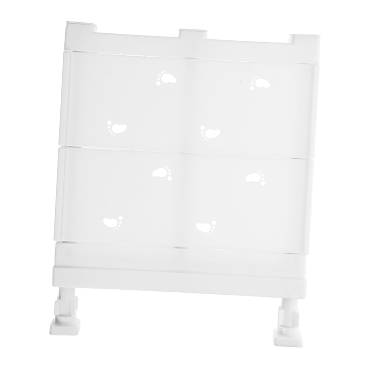SHOWERORO Closet Dividers for Shelves Expandable Storage Rack Tension Shelf Easy to Assemble