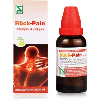 JESICA Dr Willmar Schwabe India Ruck-Pain-30 Ml |Pack Of 2| (B0BM7FP1TD) Amazon Price History, Amazon Price Tracker