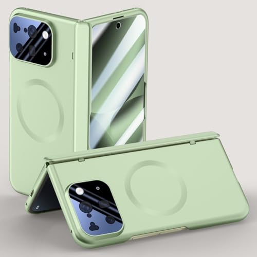 For Google Pixel 10 Pro Fold �p �P�[�X �N���A MagSafe�Ή� �q���W�ی� �K���X�t�B�����t�� �ϏՌ� �O�[�O���s�N�Z��10Pro Fold �J�o�[ �J���������Y�ی� ���C�����X�[�d�Ή� ���΂ݖh�~ �w��h�~ ������� �}