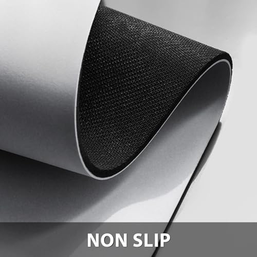 Badvorleger Set Marmor Weiß Grau Badezimmermatte Diatomite Badezimmerteppich Bad Teppiche Set Waschbar WC Teppich rutschfeste Badematte Wasseraufnahme Badgarnitur 3 Stücke – Bild 4