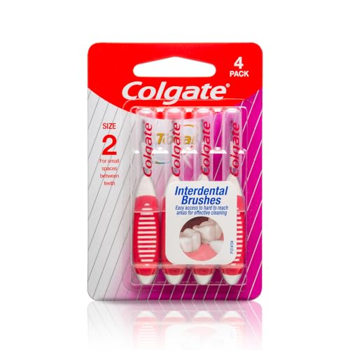 Colgate �g�[�^�����ԃu���V ���̌��N���P (�T�C�Y-���̊Ԃ̋����X�y�[�X�p 2mm 4�{�p�b�N)
