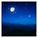 Produktbild Vliestapete Ein Wunsch bei Vollmond, HxB: 336cm x 336cm