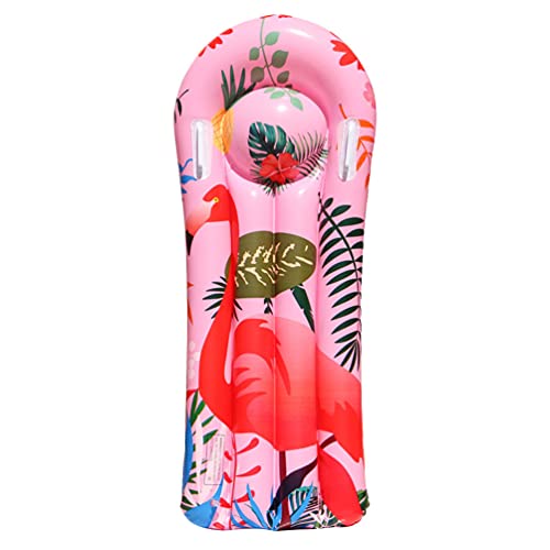 TOPBATHY Prancha Inflável Piscina de Natação Dos Desenhos Animados Padrão Flamingo Flutuante Placa F